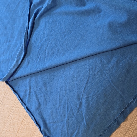 Threads 4 Thought Blue Maxi Dress with Rust Orange Trim - Picture 11 of 16